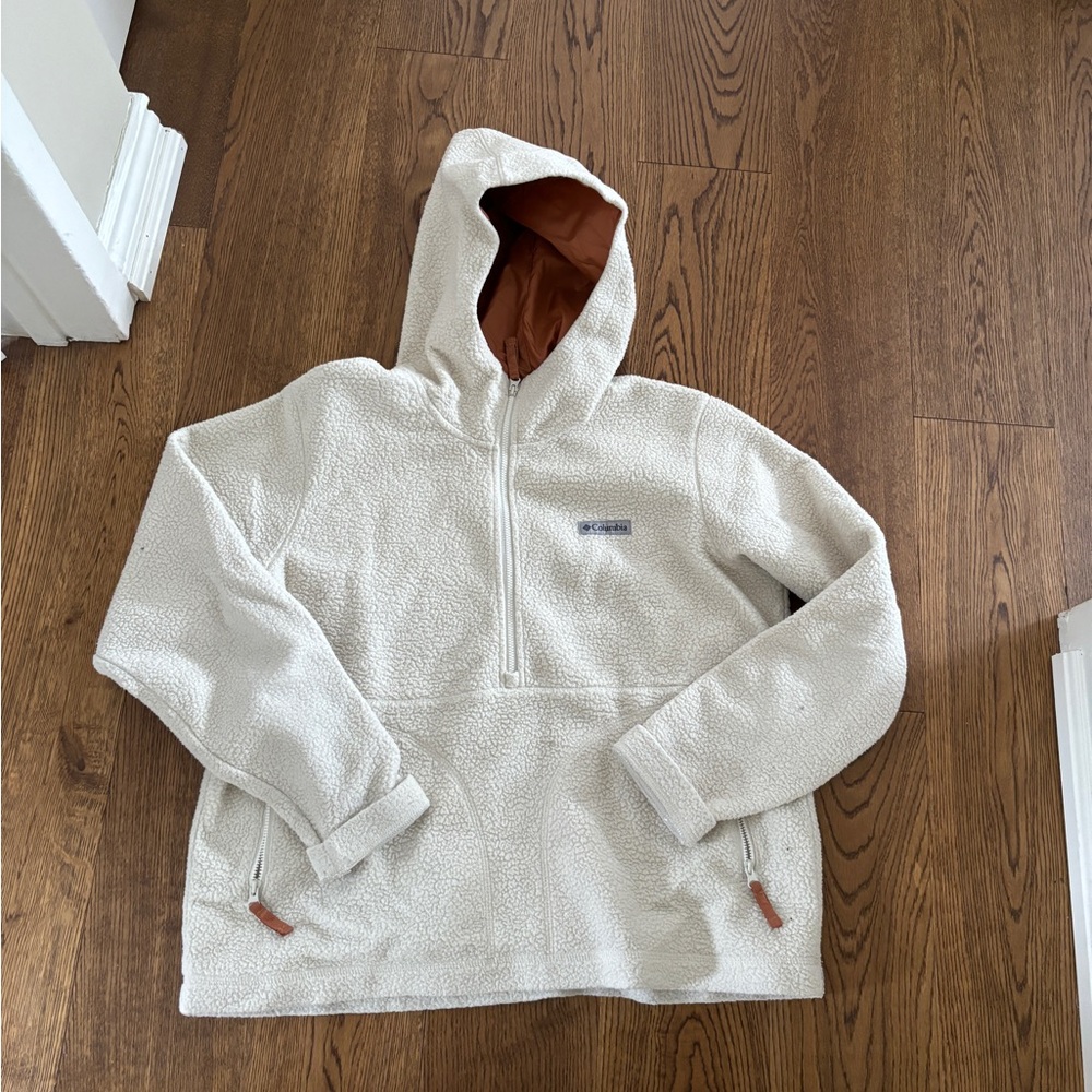 Columbia half zip size large